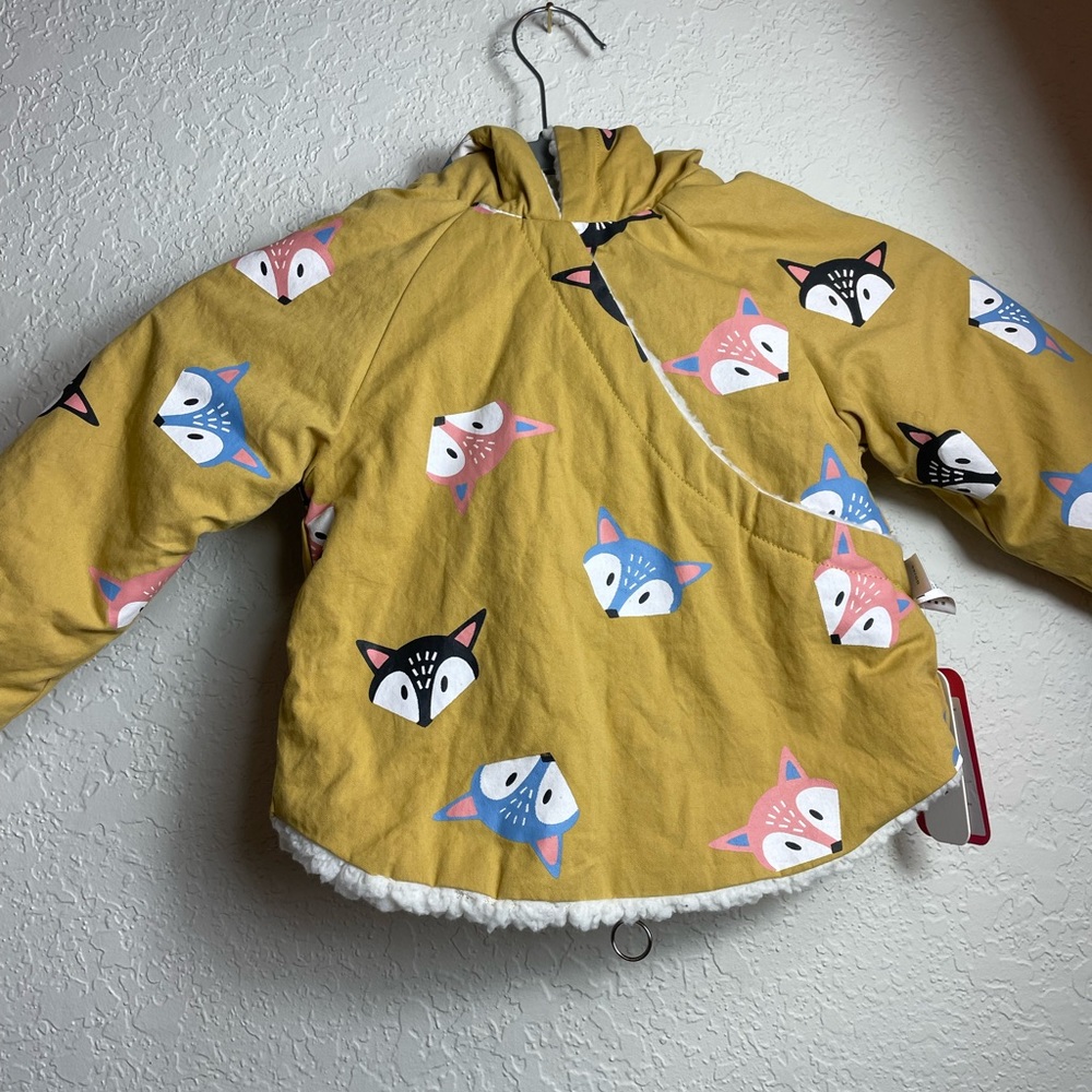 PatPat Fox Print Hoodie Sz 9-12 mo NWT